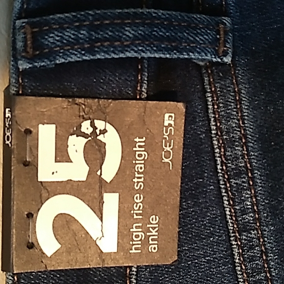 NWT JOES JEANS, DEBORA. HIGH RISE STRAIGHT ANKLE SZ 25 - Picture 5 of 10